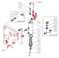 Bezzera Matrix Kaffeeboiler Version MN Explosionszeichnung
