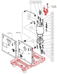 Bezzera Matrix Serviceboiler Version MN/DE Explosionszeichnung