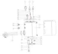 Bellezza Chiara Kessel Heizung ab 2024 Explosionszeichnung