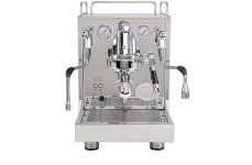 ECM Mechanika MAX II mit OLED Espressomaschine mit Rotationspumpe - Festwasser und Tankbetrieb möglich