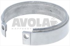 VERCHROMTER RING FÜR DOSIERGERÄT