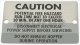 aufkleber caution fire