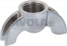 Auslauf 2-Wege ø 3/8 - kurz 25,00mm