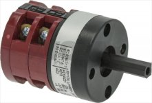 HAUPTSCHALTER 0-1 STELLUNGEN 12A 400V CASADIO MÜHLEN GC98 - G84 - MOKABIX