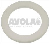 Flachdichtung aus Teflon 57x43x3 mm