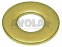 Flachdichtung aus Kupfer ø 13x6x1 mm