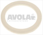 Flachdichtung aus Teflon ø 27x21x2 mm