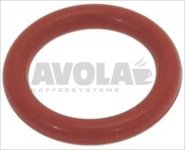 O-Ring Dichtung 03050 aus rotem Silikon