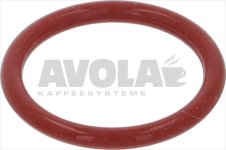 O-Ring Silikondichtung 03087 rot