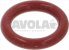 o ring dichtung 02031 aus rotem silikon