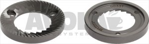 Original Mahlscheiben Paar Mazzer 3-phasen rechts 64x37x8,4 mm  0033T