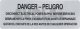 aufkleber danger