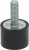 fuss o 20x16 mm m6