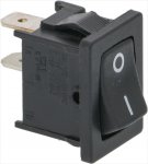 SCHALTER 1-POLIG SCHWARZ 10A 250V