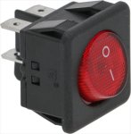 SCHALTER 2-POLIG ROT 10A 250V SAECO HAUPTSCHALTER (ersetzt durch 8004743)
