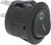 SCHALTER 1-POLIG SCHWARZ 10A 250V