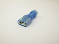 Kabelschuh blau 6,3x0,8 mm für Kabel 1,5–2,5 mm²