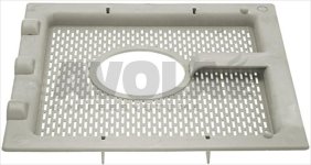 WANNENFILTER 245x245 mm MIT LOCH