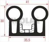 DICHTUNG FÜR KÜHLZELLE G4451 2500 mm