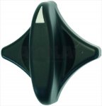 DREHKNOPF SCHWARZ GASHAHN