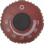 DREHKNOPF SCHWARZ-ROTø 75mm 30-90°C