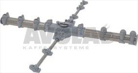WASCH- UND NACHSPÜLARM 490 mm