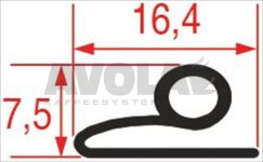 BACKOFENDICHTUNG 2455 - 25 mt