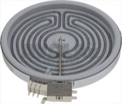 STRAHLUNGSHEIZKÖRPER ø 230 mm 2100W 230V