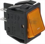SCHALTER 2-POLIG  ORANGE 16A 250V