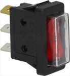 SCHALTER 3-POLIG ROT 16A 250V