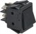 schalter 2 polig schwarz 16a 250v