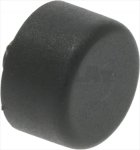 TASTE RUND SCHWARZ ø 12 mm