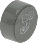 TASTE RUND GRAU ø 23 mm 