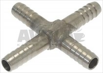 KREUZNIPPEL GERIFFELT ø 7 mm