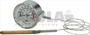 FERNTHERMOMETER WEISS ø 60 mm 0-600°C