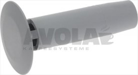 ÜBERLAUFROHR ø 25x100 mm  KOMPLETT