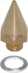 KEGELGASDÜSE M8x1 ø 0,80 mm