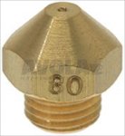 KEGELGASDÜSE M9x1 ø 0,80 mm
