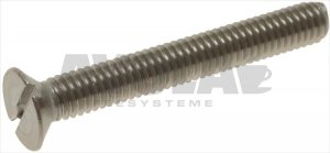 FLACHSENKKOPFSCHRAUBE M4x30