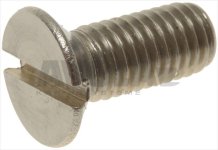 FLACHSENKKOPFSCHRAUBE M8x20