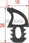 DICHTUNG FÜR BACKOFENTÜR 4000 mm