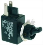 SCHALTER SCHWARZ MIT HEBEL 3A 250V