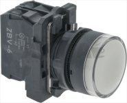 STARTDRUCKKNOPF WEISS ø 28 mm 10A 250V