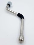Rancilio Dampfrohr Edelstahl 4-Lochdüse No burn 180mm Überwurfmutter  3/8 Zoll