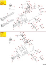 BOILER CTS DIVINA GLORIA PERLA PRACTICNEW Explosionszeichnung
