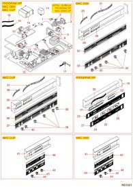 NUOVA SIMONELLI BOILER PROGRAM VIP-MAC2000-MACCUP APPIA Explosionszeichnung