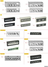 RK2601 	TASTATUREN BASIC-CONCEPT-LC-PILOT-XL Explosionszeichnung