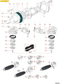 GRUPPE KAFFEEAUSGABE S5 COMPACT Explosionszeichnung
