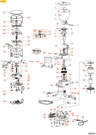 MAZZER KONY Explosionszeichnung