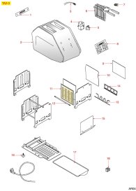 ARISTARCO - TOASTER TA2-3 Explosionszeichnung